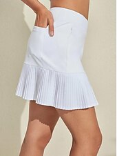 Недорогие Полы для гольфа-Жен. шорты для гольфа Белый Юбки Женская одежда для гольфа Одежда Одежда Одежда