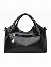 levne Kabelky a tote tašky-Dámská kabelka přes rameno z umělé kůže – elegantní strukturovaný design, všestranná kabelka pro každodenní práci, nakupování i neformální výlety
