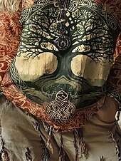 olcso Női Boho Felsők-Női Blúz Fa Szüret Napi Alkalmi Hosszú ujj V-alakú Normál felsők Napi Szabadság Nyomtatott Bor Nyár Tavasz Ősz