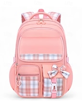 abordables Sacs à dos pour Enfants et Adolescents-Sac à dos d&#039;école imperméable grande capacité pour enfants – design à carreaux léger, bretelles confortables, idéal pour l&#039;école quotidienne, les voyages et les activités de plein air des filles