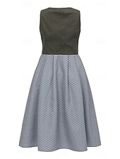 olcso Dirndl-Oktoberfest Ruhák Dirndl Trachtenkleader Szobalány bajor Német Meadows Női Hagyományos stílusú ruha Ruha Kötény Blúz nélkül