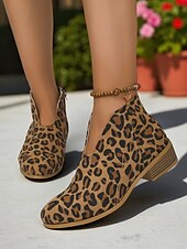 abordables Bottines-Bottines en similicuir rouge pour femme avec fermeture éclair latérale – style décontracté et élégant pour les garden-parties, les promenades au parc et au quotidien