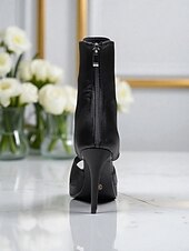 abordables Bottines de danse-Bottes de danse florales pour femmes - Chaussures de danse latine professionnelles à talons hauts et bout ouvert en satin avec imprimé rose élégant, idéales pour la salsa, le tango et les spectacles