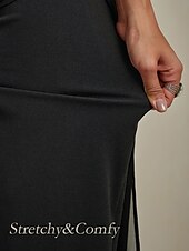 preiswerte Hosenanzüge für Mama-Zweiteilig Brautmutterkleid Elegant V Ausschnitt Knöchellänge Taft Dreiviertelarm mit Schärpe / Band Schleife(n) 2025