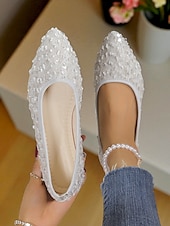 abordables Ballerines femme-Ballerines à bout pointu et paillettes noires pour femmes - élégantes chaussures de soirée à enfiler pour une marche confortable, idéales pour les mariages, les soirées et les tenues de vacances