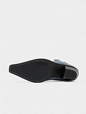 olcso Cowboy és nyugati csizma-női farmer western cowboy csizma - vintage középvájjal érő hegyes orrú, hímzett, blokk sarkú bokacsizma, klasszikus amerikai cowgirl stílus country zenei fesztiválokra és rodeó partikra