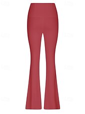 economico Leggings semplici-Per donna Gamba larga Pantaloni Eleganti Streetwear Casual Lunghezza intera Naturale Semplice Elastico in vita Confortevole Streetwear Ferie Abbigliamento quotidiano Magenta Grigio Nero Bianco Autunno