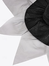 economico Accessori di Halloween-cappello da strega di Halloween da donna con velo a rete e rosa – cappello gotico a punta per feste in maschera, cosplay ed eventi a tema