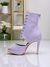 abordables Bottines de danse-Bottes de danse florales pour femmes - Chaussures de danse latine professionnelles à talons hauts et bout ouvert en satin avec imprimé rose élégant, idéales pour la salsa, le tango et les spectacles