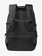 abordables Mochilas de Exterior-Mochila expandible de gran capacidad para hombre con tela repelente al agua, puerto de carga USB, diseño multicompartimento, bolso informal para portátil para exteriores y viajes.