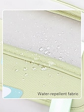 זול תיקי גב לילדים ונוער-תרמיל גב קל משקל ועמיד למים לילדה עם כיס קדמי שקוף וסיכת ארנב חמודה - תיק נסיעות חמוד לבית הספר, לקולג' ולטיולי סוף שבוע