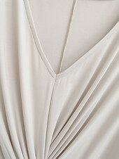 preiswerte Damen Einfache Oberteile-Damen Minikleid Freizeitkleid Etui-Kleid Sommerkleid Gerafftes Kleid Mode Modern Täglich Strand Wochenende Normale Passform Einfach Dreiviertelarm V Ausschnitt Schwarz Weiß Rosa Rote Sommer Frühling