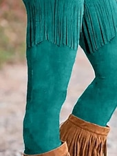 economico -Per donna Pantaloni Leggings Leggings comodi Vintage Boho Lunghezza intera Vita Alta Stampe Grafiche Elastico in vita Stampato Traspirabilità Confortevole Elasticizzato Vacanza Streetwear