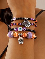 economico Accessori di Halloween-Per donna Braccialetto Set di bracciali Acrilico Lega Helloween