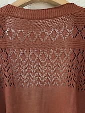 economico Bluse e camicie-Per donna Giacca imbottita Confortevole Traspirante Taglio Moda Quotidiano Semplice All&#039;aperto Casuale Quotidiano Aperto davanti Regolare Senza colletto Vestibilità regolare Manica Lunga Capispalla