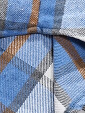 preiswerte Herrenjacken &amp; Herrenmäntel-Herren Leichte Jacke Hemdjacke Freizeitjacke Jacke-Shirt Urlaub Täglich Atmungsaktiv Tasche Frühling Herbst Karomuster Mode Klassisch Revers Regulär Blau Khaki Jacken