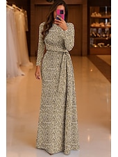 preiswerte Sekt-Perlenverziertes goldenes Jersey-Abendkleid in A-Linie, elegantes Kleid für formelle Hochzeiten, bodenlang, ärmellos, herzförmiger Ausschnitt, Satin mit Schleife, Knoten 2025