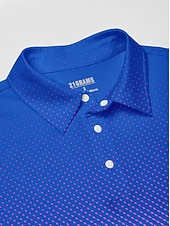 halpa Miesten golfvaatteet-Miesten Poolopaita Sininen Lyhythihainen Topit Golfasut Vaatteet Asut Wear Apparel
