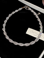 levne Dámský náhrdelník-Dámský třpytivý síťovaný náhrdelník nebo náramek - elegantní šperk ve zlaté barvě, lehký a stylový, ideální pro dámské koktejlové a večerní outfity