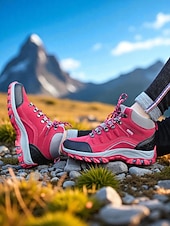 economico Sneakers da donna-scarponi da trekking impermeabili da donna – scarpe da trekking resistenti e antiscivolo per campeggio, arrampicata e camminate a lunga distanza