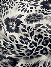 preiswerte Blumenkleid-Damen Midikleid Freizeitkleid Chiffon Schwingkleid Modern Urlaub Täglich Wochenende Normale Passform Blumen Leopard Langarm V Ausschnitt Purpur Dunkelviolett Grau Sommer Frühling Herbst