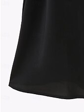 preiswerte Einfaches Kleid-Damen Langes Kleid Maxikleid Abschlussballkleid Partykleid Mode Modern Party Besonderer Anlass Abendgesellschaft Normale Passform Einfach Ärmellos Ein-Schulter Schwarz Sommer