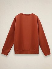 abordables Hauts d&amp;#39;Halloween-Femmes Sweatshirt Pull Graphique Crâne Sorcière Mode Occasionnel manche longue Col ras du cou Col rond Hauts Réguliers Rue Tenue Quotidienne Occasionnel Imprimé Vert herbe Noir Blanche Bleu Orange
