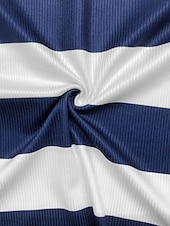 preiswerte Streifen- und geometrisches T-Shirt-Damen T Shirt Reißverschluss Tasche Druck Gestreift Mode Stilvoll Modern Kurzarm V Ausschnitt Normale Oberteile Täglich Wochenende Blau Schwarz Wein Armeegrün Sommer