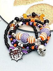 economico Accessori di Halloween-Per donna Braccialetto Set di bracciali Acrilico Lega Helloween