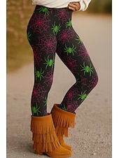 Leggings da donna Vacanza Stile Etnico Vintage Lunghezza Caviglia Alta Vita Grafica Animale Stampa 3D Asciugatura Rapida Traspirabilità Morbido Elastico All'aperto Casa Casual Nero Rosso Verde economico Animali Stampa-Leggings da donna Vacanza Stile Etnico Vintage Lunghezza Caviglia Alta Vita Grafica Animale Stampa 3D Asciugatura Rapida Traspirabilità Morbido Elastico All'aperto Casa Casual Nero Rosso Verde