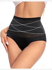 abordables Lingerie-Femmes Shorts froncés Élégant Court Taille haute Couleur Unie Basique Lifting des fesses Contrôle du ventre Micro-Élastique Gris noir Incarnadin Printemps, Automne, Hiver, Été Coupe régulière