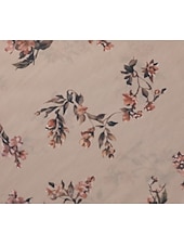 abordables Tops bohèmes-Femmes Chemisier occidental Chemisier Hauts en mousseline de soie Fleuri Bohème ancien Boho manche longue Col en V Hauts Réguliers Quotidien Fête À lacets Imprimé Kaki Été