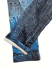 levne Modrá 3D tisk-Dámské Legíny prázdniny Vinobraní Na běžné nošení Plná délka Vysoký pas Grafika Elastické Formální Dovolená Domů Tiffany tyrkysová Podzim Jaro. Podzim. Zima. Léto Vypasovaný