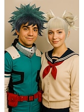 رخيصةأون شعيرات زوجية-تأثيري الباروكات أشقر مستقيم شعر مستعار صناعي قصير الشعر المستعار رجالي / نسائي الشعر المستعار للحفلة