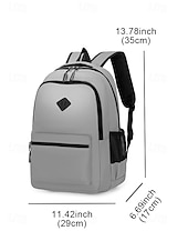 abordables Sacs à dos de Collège-Sac à dos d&#039;école imperméable pour homme avec port de chargement USB – Sac léger et résistant aux rayures pour ordinateur portable, idéal pour l&#039;université, les déplacements ou un usage quotidien