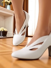 Χαμηλού Κόστους Δεκαετία του 1920 &amp; Εποχή του Γκάτσμπι-Γυναικείες γόβες με vintage τακούνι της δεκαετίας του 1930 – ρετρό δερμάτινα παπούτσια για swing dance, tea parties και pin-up fashion