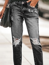 olcso Egyenes Szárú Nadrág-Női Nadrág Kényelmes leggings Egyenes Utcai sikk Alkalmi Teljes hossz Természetes Sima Zseb Izmos kellemes Vakáció Alkalmi Világos égszínkék Tengerészkék Fekete Ősz Normál