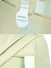 זול תיקי גב לילדים ונוער-תרמיל גב קל משקל ועמיד למים לילדה עם כיס קדמי שקוף וסיכת ארנב חמודה - תיק נסיעות חמוד לבית הספר, לקולג' ולטיולי סוף שבוע