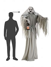 preiswerte Halloween-2,1 m animatronische Halloween-Dekoration „Frederick das schwebende Phantom“