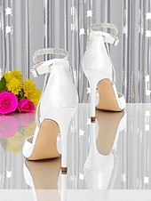 economico cocktail-Scarpe con tacco a spillo da donna in raso viola con punta affilata e cinturino alla caviglia con strass - scarpe eleganti con tacco alto glamour per signore, ideali per cocktail party ed eventi