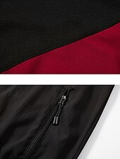 economico giacca sportiva-Per uomo Giacca Leggera Giacca Casual Set Vacanza Quotidiano Tasca 2 Pezzi Primavera Autunno Blocco di colori Moda Classico Collo alla coreana Regolare Nero Verde Cachi Giacca