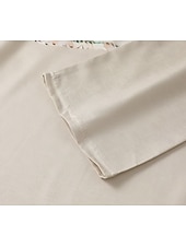halpa Boho-topit-Naisten länkkäripaita boheemi paitapusero kukkakuvio moderni rento pitkähihainen v-aukkoinen normaali topit päivittäin juhla bile printti musta fuksia oranssi aprikoosi harmaa kesä syksy