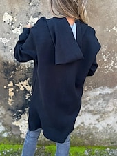 billiga hoodie jacka-Dam Hoodiejacka Bekväm Andningsfunktion Dragkedja Ficka Mode Dagligen Slät Utomhus Ledigt Dagligen Enkelknäppt Normal Huva Normal Långärmad Ytterkläder Svart Rubinrött Mörkgrå Vår Höst