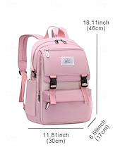 olcso Gyerekek és tinédzserek hátizsákok-Vízálló iskolai hátizsák tinédzsereknek nagy kapacitással és több rekeszes kialakítással – stílusos utazó- és mindennapi táska lányoknak és fiúknak