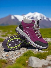 economico Sneakers da donna-scarponi da trekking impermeabili da donna – scarpe da trekking resistenti e antiscivolo per campeggio, arrampicata e camminate a lunga distanza