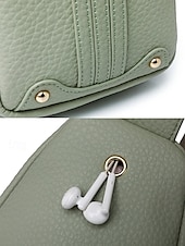 levne Tašky přes rameno-Dámská nepromokavá crossbody kabelka z umělé kůže - ležérní lehká crossbody kabelka s multifunkčními kapsami a širokým ramenním popruhem s etnickým vzorem, ideální na cestování, nakupování i každodenní nošení
