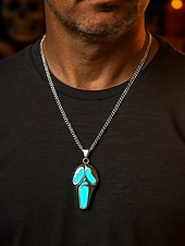 abordables Accessoires d&#039;Halloween-Collier pendentif fantôme phosphorescent pour homme – Bijoux d&#039;horreur d&#039;Halloween pour soirées costumées et événements nocturnes