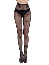 preiswerte Halloween-Zubehör-Transparente Strumpfhose mit Spinnennetzmuster für Halloween für Damen – dehnbare Netzstrumpfhose für Kostümpartys, Cosplay und Nachtclub-Outfits