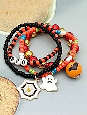 economico Accessori di Halloween-Per donna Braccialetto Set di bracciali Acrilico Lega Helloween