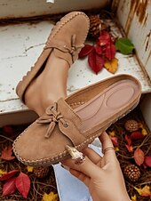 ieftine Saboți de Damă-mocasini cu ciucuri pentru femei – mocasini casual fără slip-on pentru naveta zilnică și ținute relaxate